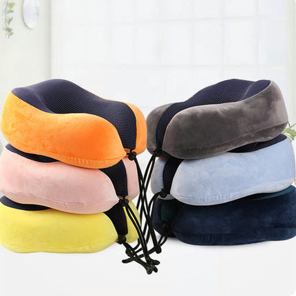 Neck Pillows for Travel - Airplane Pillow Memory Foam for Adults Travel Neck Pillow