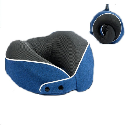 Travel Pillow Premium Memory Foam Comfort Support Neck Pillow Airplane Travel Sleep Neck Pillow