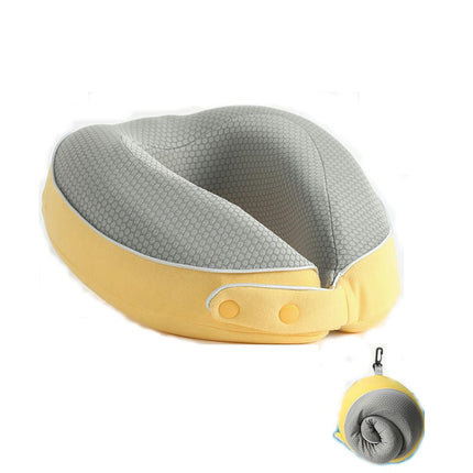 Travel Pillow Premium Memory Foam Comfort Support Neck Pillow Airplane Travel Sleep Neck Pillow