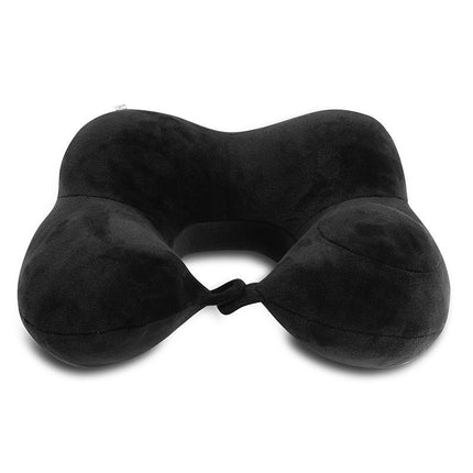 Travel Pillow, Inflatable U-Shape Neck Pillow for Sleep Rest Airplane Car Office and Outdoor Use