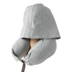 Light gray hooded