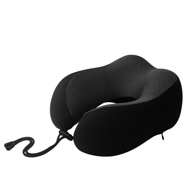 Travel Neck Pillow, Memory Foam Portable Support Pillow, Comfortable and Lightweight, Quick Packing