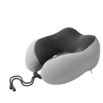 Travel Neck Pillow, Memory Foam Portable Support Pillow, Comfortable and Lightweight, Quick Packing