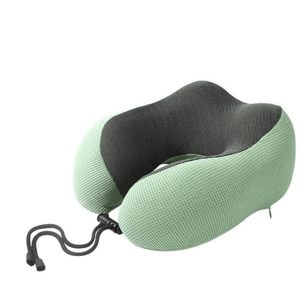 Travel Neck Pillow, Memory Foam Portable Support Pillow, Comfortable and Lightweight, Quick Packing