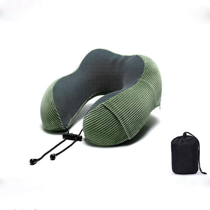 Memory Foam Neck Pillow with 360 Degree Head Support Lightweight Comfort Travel Airplane Pillow