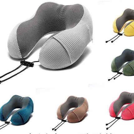 Memory Foam Neck Pillow with 360 Degree Head Support Lightweight Comfort Travel Airplane Pillow