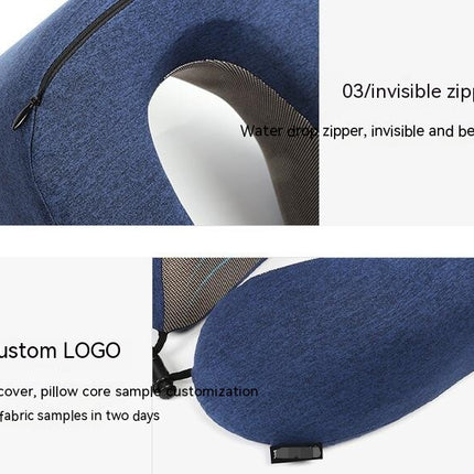 Travel Pillow Memory Foam Soft Comfort Support Pillow for Airplane/Car/Office and Home Resting