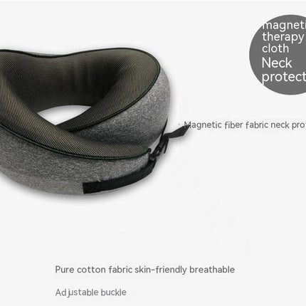 Travel Pillow, Neck Pillow for Airplanes and Automobiles Adjustable Range for Enhanced Front Support