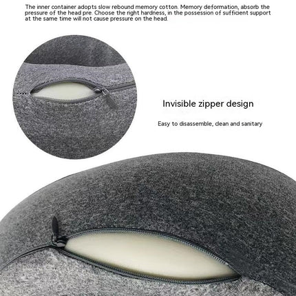 Travel Pillow, Neck Pillow for Airplanes and Automobiles Adjustable Range for Enhanced Front Support