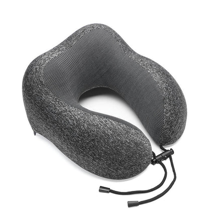 Travel Pillow, 100% Memory Foam Neck Pillow with Comfortable Breathable Cover