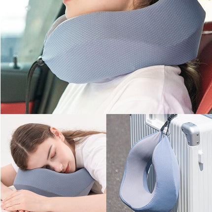 Travel Pillow - Memory Foam Pillow - Soft, Comfortable and Supportive Neck Pillow