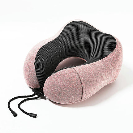 Travel Pillow, Best Memory Foam Neck Pillow and Head Support Soft Pillow with Side Storage Bags