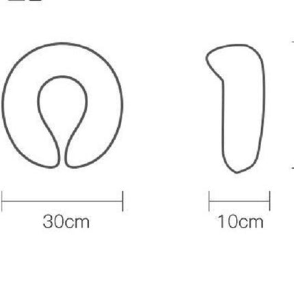 Travel Pillow--Head and Neck Support Pillow, Suitable for Planes, Cars and Trains U-shaped Pillow