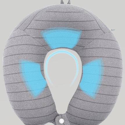 Travel Pillow--Head and Neck Support Pillow, Suitable for Planes, Cars and Trains U-shaped Pillow