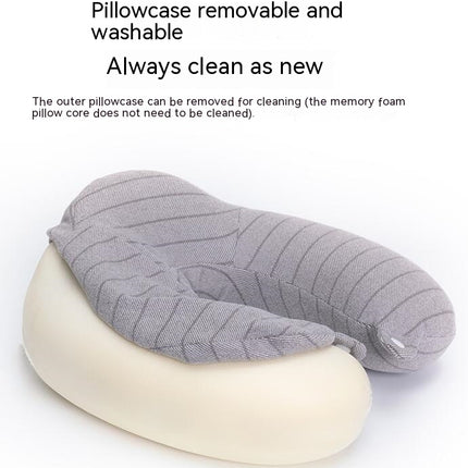 Travel Pillow--Head and Neck Support Pillow, Suitable for Planes, Cars and Trains U-shaped Pillow