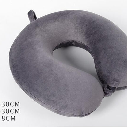 Travel Pillow 100% Pure Memory Foam Travel Neck Pillow - Suitable for Travel Car Home Office