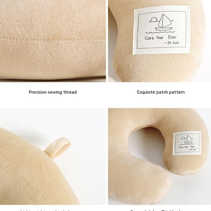 U-Shape Pillow PP Cotton Travel Head Support Pillow Super Soft Office Nap Neck Pillow