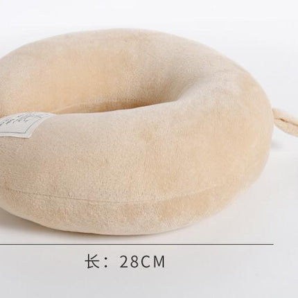 U-Shape Pillow PP Cotton Travel Head Support Pillow Super Soft Office Nap Neck Pillow