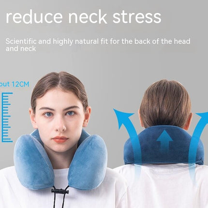 Travel Pillow - Memory Foam Neck Pillow, Ergonomic and Washable Nap Pillow