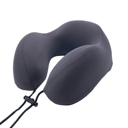 Travel Neck Pillows Adjustable U-Shaped Memory Foam Airplane Pillows Support Headrest and Neck