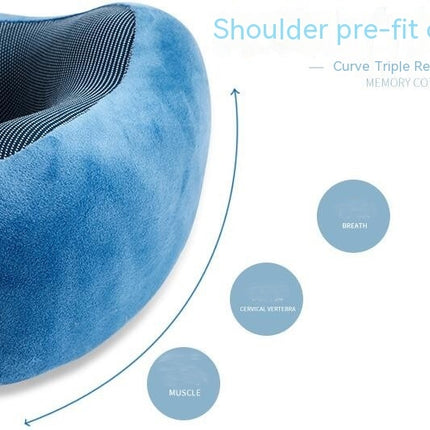 Airplane Travel Pillow, Neck Pillow for Airplane Car Train Travel, Soft Sleep Rest Pillow