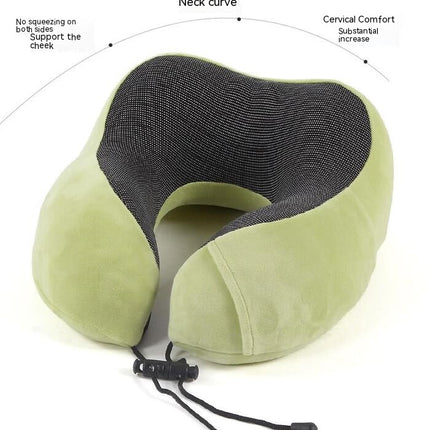 Travel Pillow, Memory Foam Soft Neck Pillow for Travel Comfort Head Cushion Support Neck Pillow