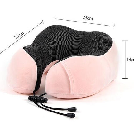 Travel Pillow, Memory Foam Soft Neck Pillow for Travel Comfort Head Cushion Support Neck Pillow