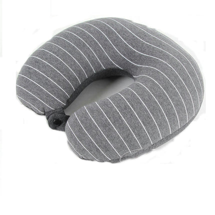 U-Shape Travel Pillow - Foam Particle Neck Support Pillow - For Camping Sleep Rest Cushion