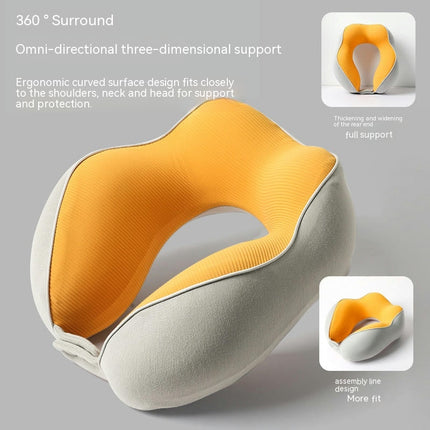 Memory Foam Neck Pillow for Napping Neck pillow for Ergonomic Head and Neck Support