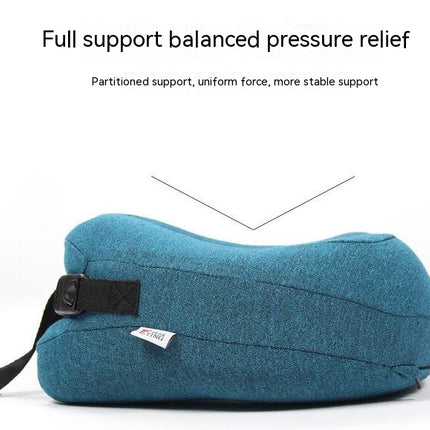 Travel Pillow - Memory Foam Neck Cushion - Flight Support Neck Pillow for Travel  Essentials