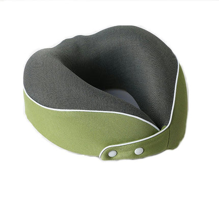 Travel Pillow Neck Pillow, Memory Foam Neck Pillow for Travel by Planes Cars Trains and Home Offices