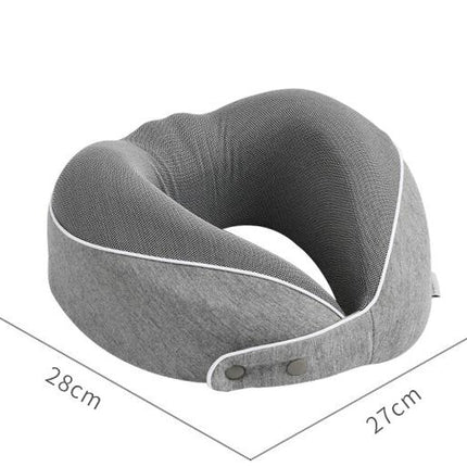 Travel Pillow Neck Pillow, Memory Foam Neck Pillow for Travel by Planes Cars Trains and Home Offices