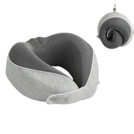 Travel Pillow Neck Pillow, Memory Foam Neck Pillow for Travel by Planes Cars Trains and Home Offices