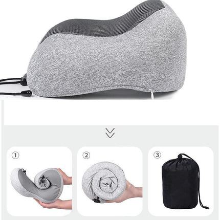 U-shaped travel pillow memory foam neck pillow