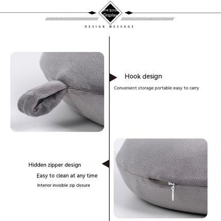 Travel Pillow Memory Foam - Head Neck Support Airplane Pillow for Traveling