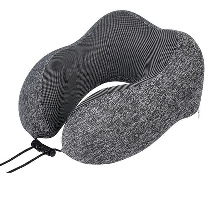 Travel Pillow, Memory Foam Neck Pillow and Head Support Soft Pillow with Side Storage Bags