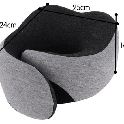 Travel Neck Pillow, Airplane Memory Foam Pillow - Avoid neck and Shoulder pain Support Head and Neck