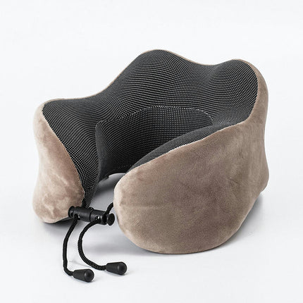 Travel Pillow, Travel Sleep Neck Pillow, 100% Pure Memory Foam Soft Comfort Support Pillow