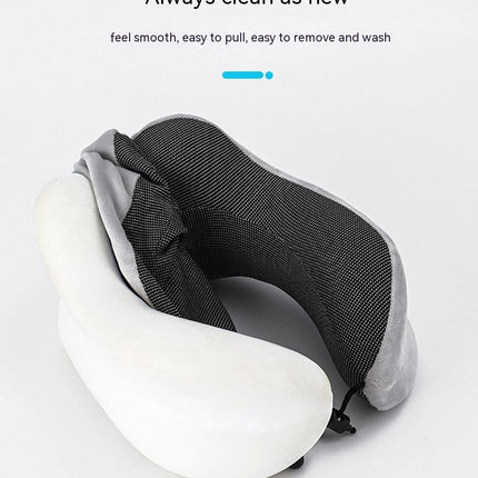 Travel Pillow, Travel Sleep Neck Pillow, 100% Pure Memory Foam Soft Comfort Support Pillow