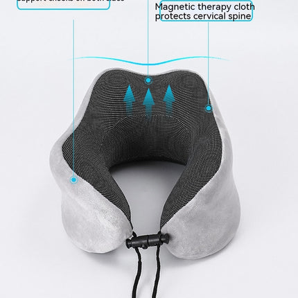 Travel Pillow, Travel Sleep Neck Pillow, 100% Pure Memory Foam Soft Comfort Support Pillow