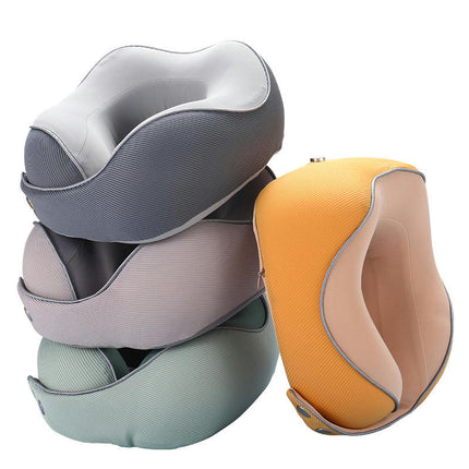 Travel U-Shape Pillow Memory Foam Pillow Removable Flight Pillow Travel Essentials