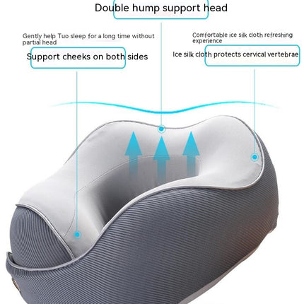 Travel U-Shape Pillow Memory Foam Pillow Removable Flight Pillow Travel Essentials