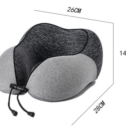 Travel Pillow 100% Memory Foam Pillow, Ideal for sleeping and resting neck and head pillows