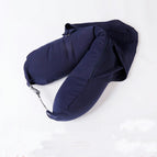 Hat particle long pillow - navy blue