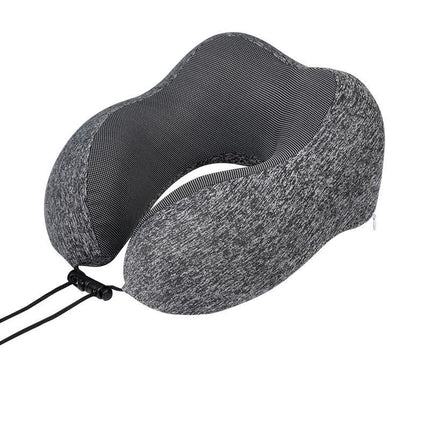 Memory Foam Pillow, Neck Pillow for Airplane Sleep and Rest, Travel Pillow with Storage Bag