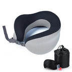 F16 Plaid gray+storage bag+ eye mask+earplugs