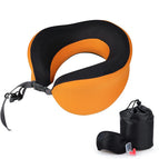 F16 Plaid orange+storage bag+eye mask+earplugs