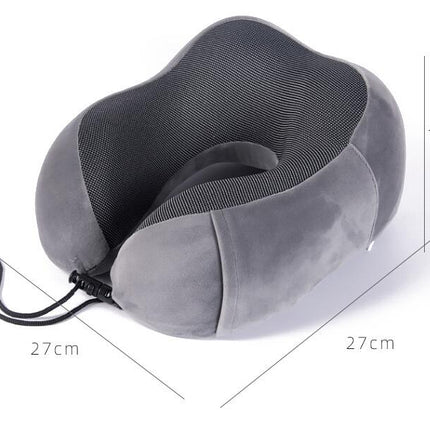 U-Shape Pillow, Memory Foam Neck Care Travel Pillow