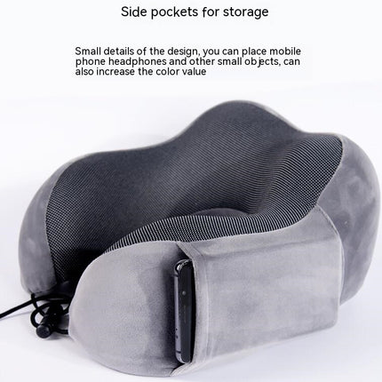 U-Shape Pillow, Memory Foam Neck Care Travel Pillow