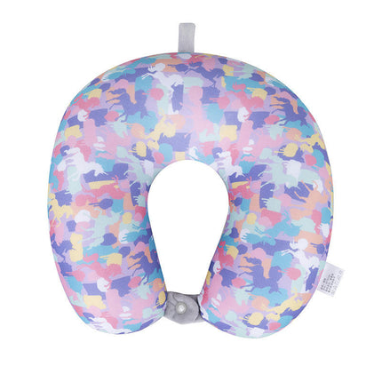 Travel Neck Pillow - Foam Particle U-Shaped Pillow, Resting Airplane Travel Support Cervical Pillow